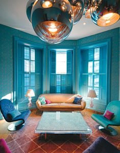 simple, yet luxurious eclectic living room