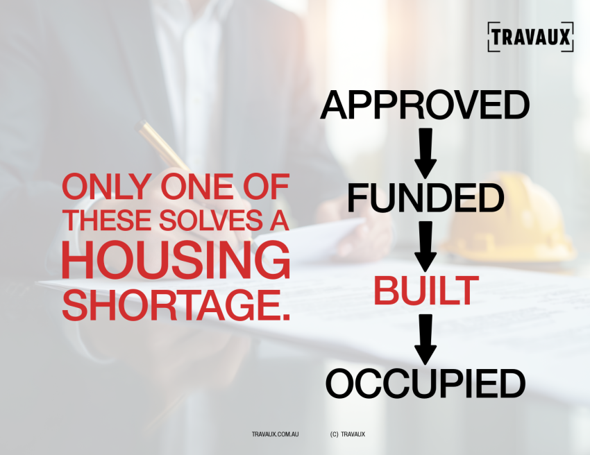 Housing Approvals are just one part of additional housing